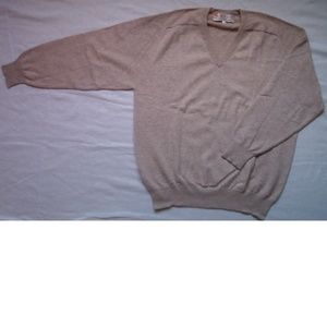 Erdos Mens Cashmere V-Neck Sweater, Large